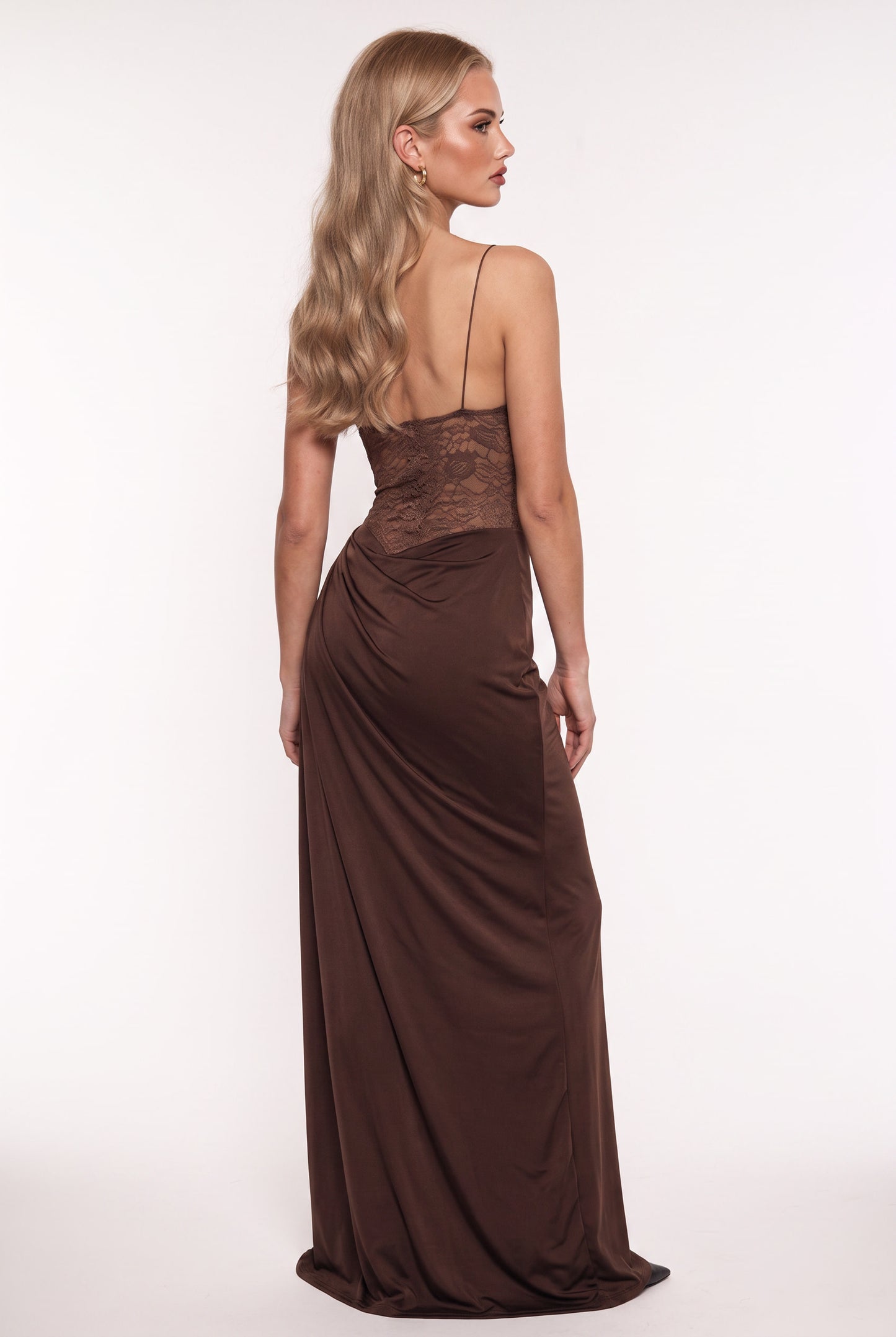 Eleanor dress - Brown - photo 2