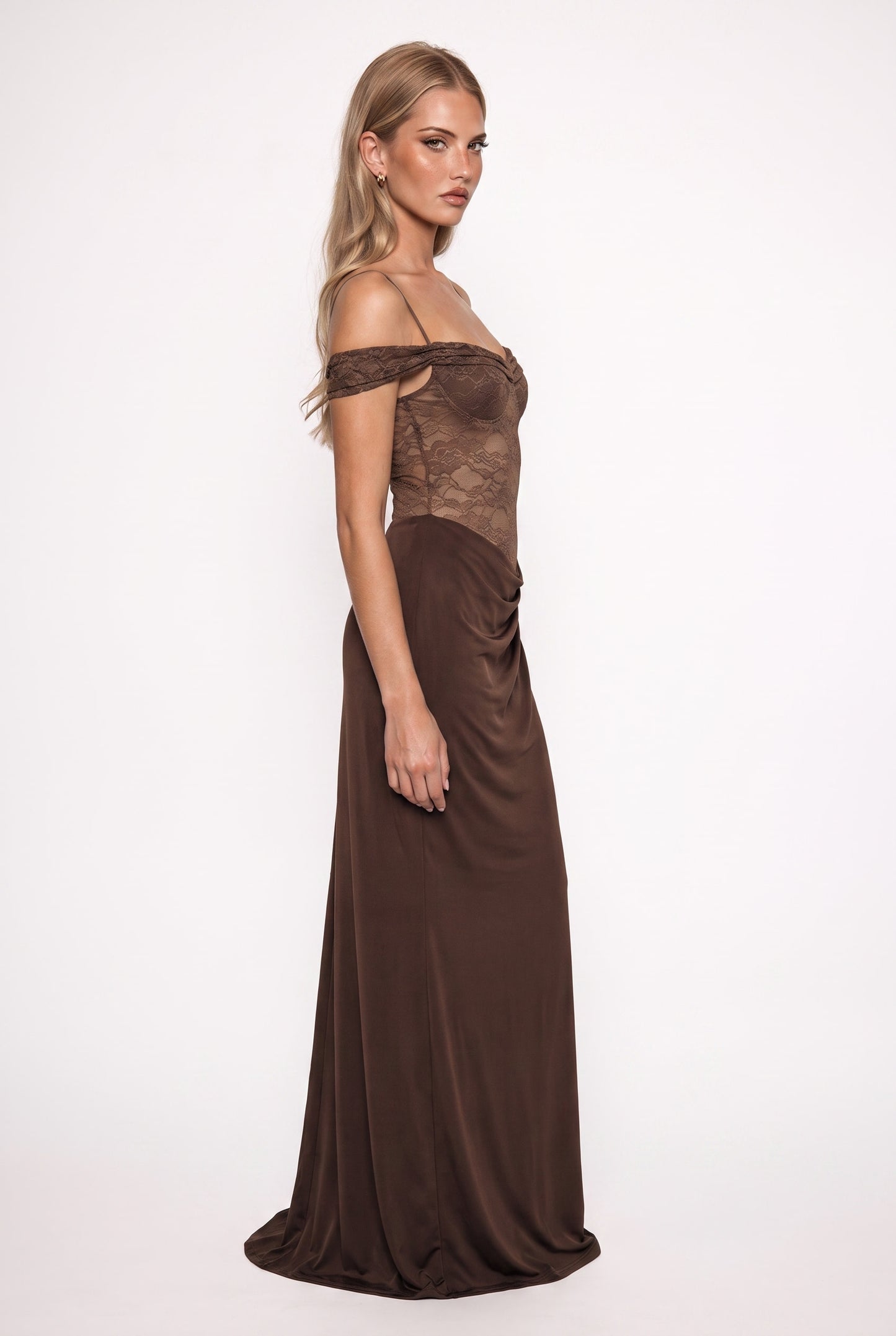 Eleanor dress - Brown - photo 3