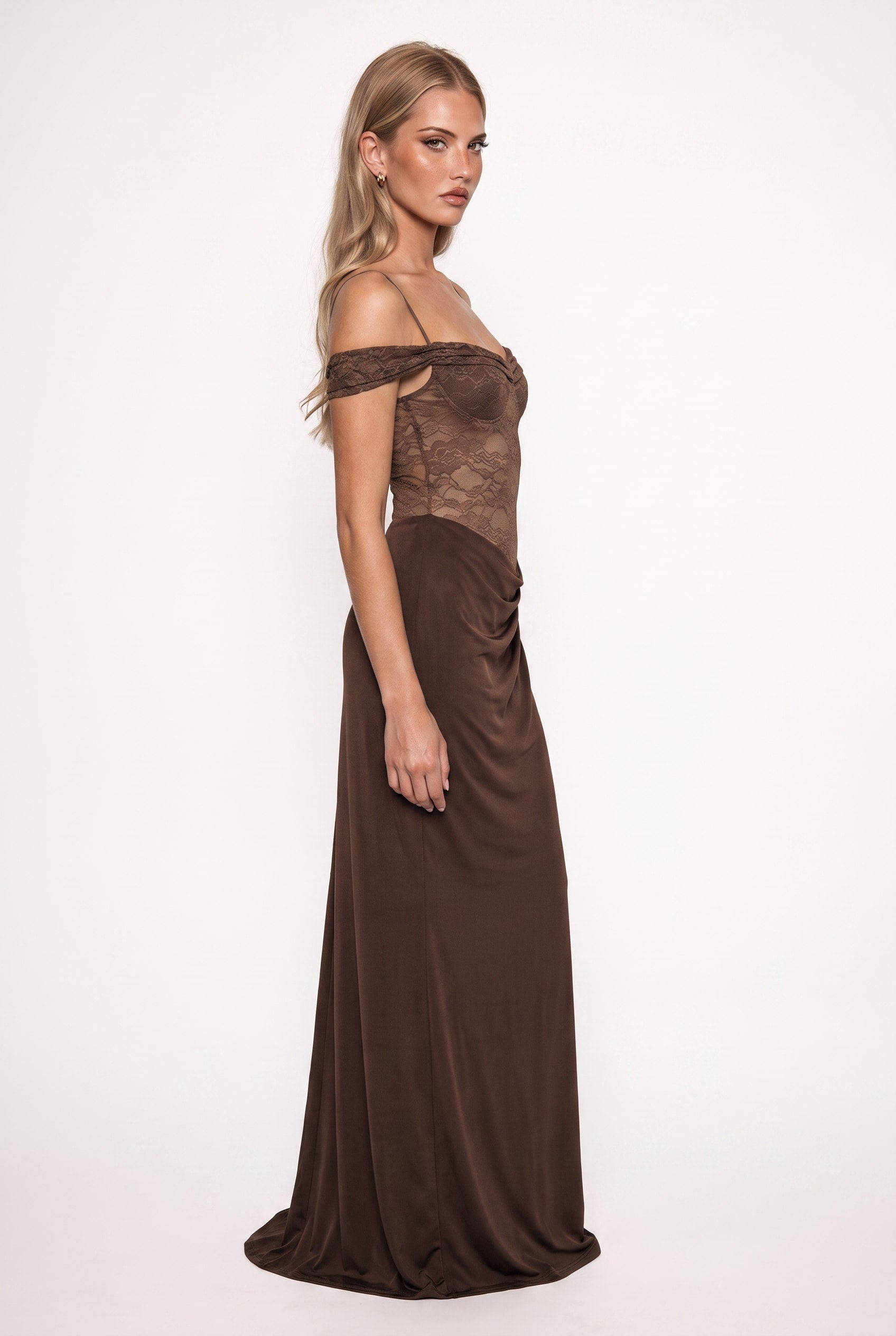 Eleanor dress - Brown - photo 3